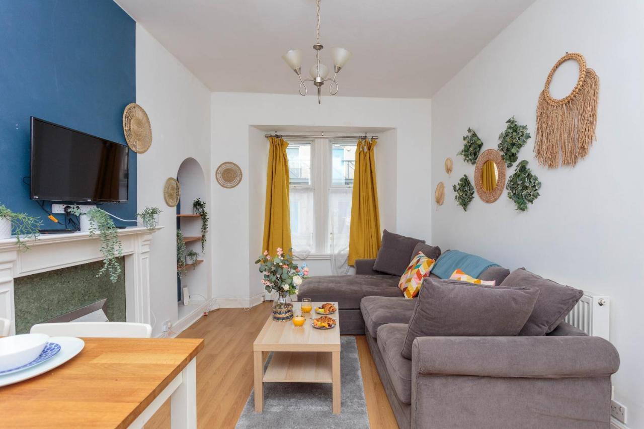 Warm 1Bed Flat Leith Walk Apartment Edinburgh Bagian luar foto